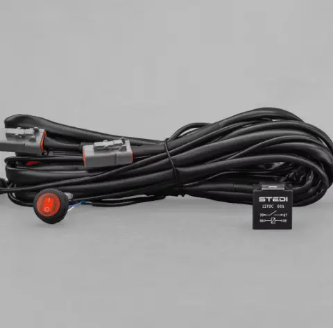 Dual Connector Plug & Play Smart Harness™ High Beam Driving Light Wiring 1