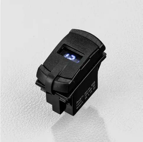 Dual Usb 4X4 Volt Meter Gauge Monitor 1