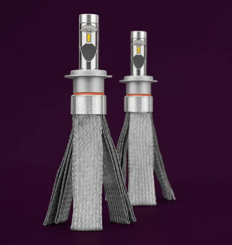 H7 Copper Head Led Headlight Globes (Pair) 1