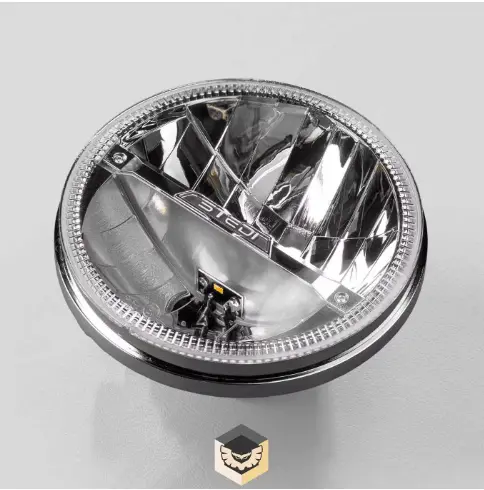 Homage 7 Inch Led Headlight - Chrome (3000K) 1