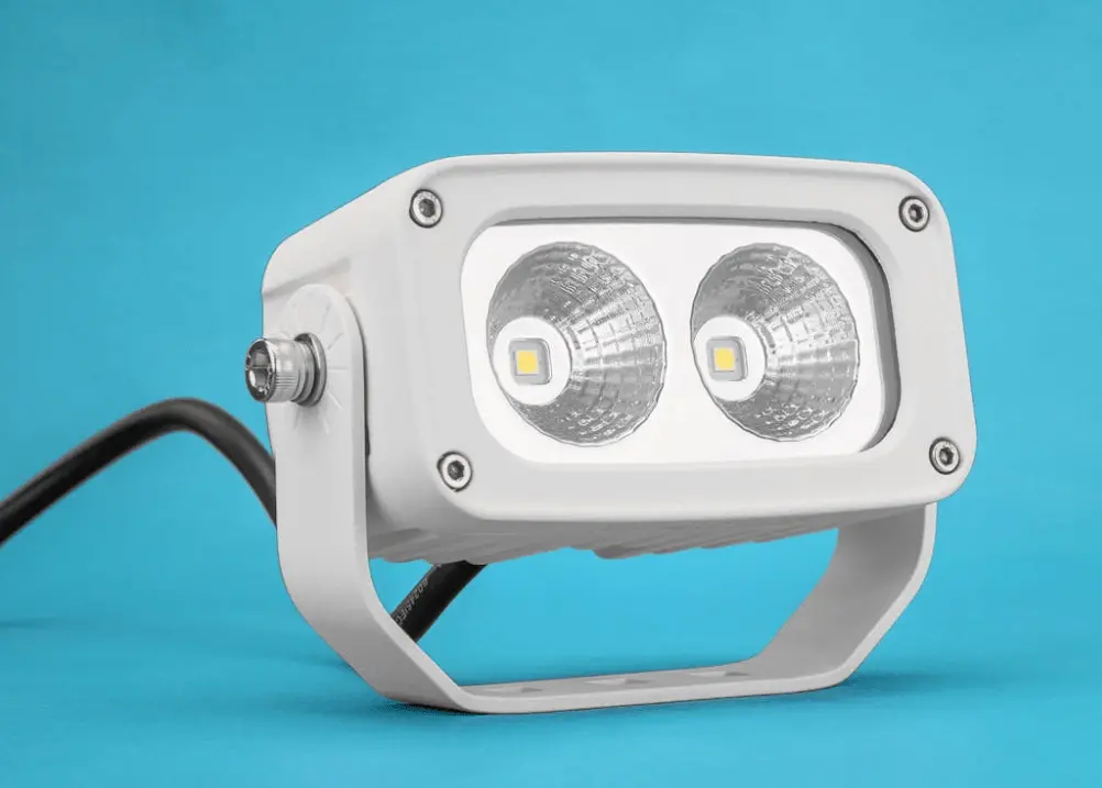 Marine White 20W Twin Led Flood Light 1
