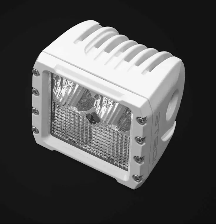 Marine White C4 Led Cube Light (Red/White Dual Lens) 1