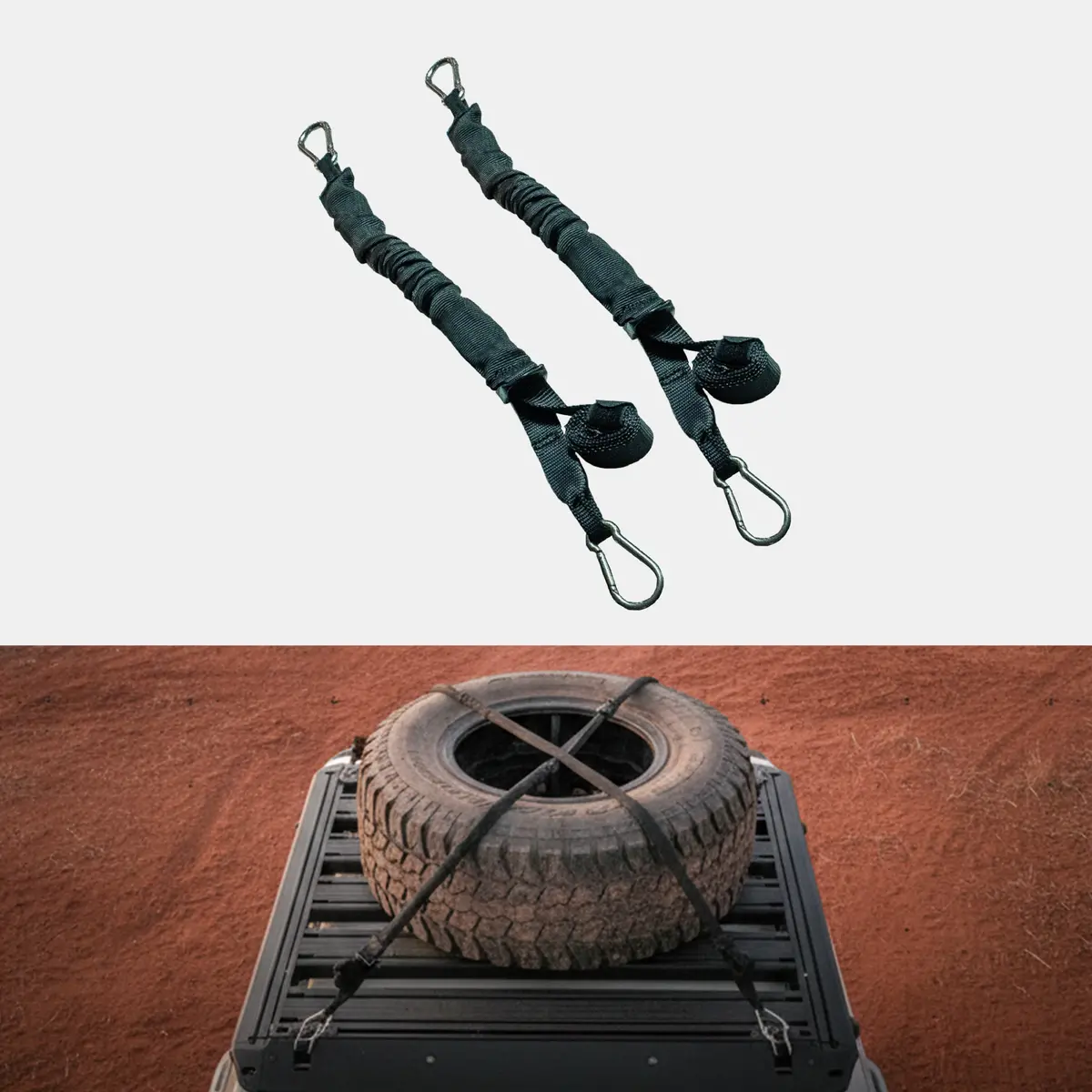 Tie Down Straps - Tension Bungee With Clip | Large |  560 - 1,524Mm 1
