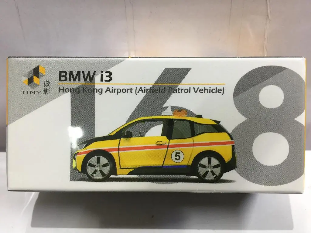 Toyeast Tiny City 168 Die-Cast Model Car Bmw I3 Hong Kong Airport Atc64624 12204 (C1120-35) 1