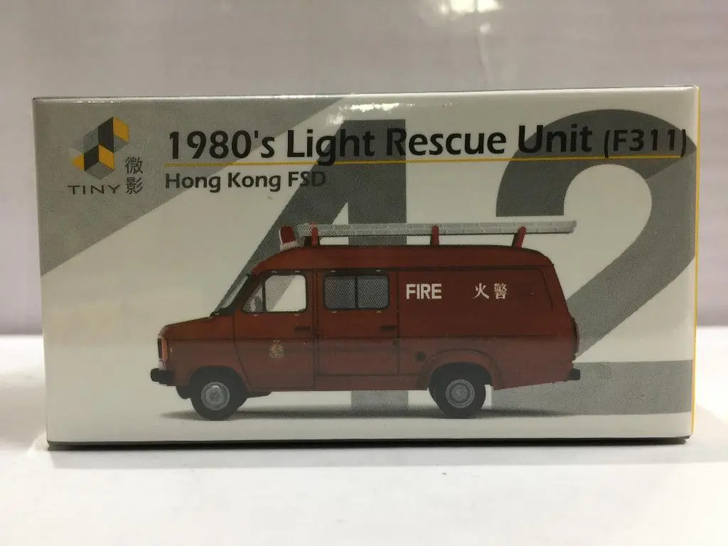 Toyeast Tiny City 42 Die-Cast Model Car 1980'S Light Rescue Unit Hong Kong Fsd F311 Atc64877 00059 (C1120-19) 1