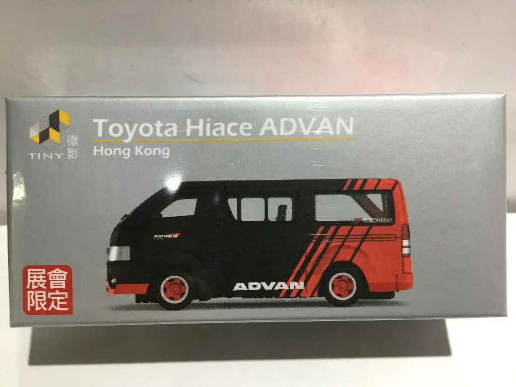 Toyeast Tiny City Die-Cast Model Car Toyota Hiace Advan Hong Kong Atc64938 (10879) (C1120-56) 1