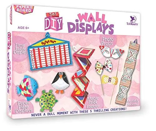 Toykraft 5-In1 Wall Displays - Diy Kit For Kids Ages 6-12 Years 1