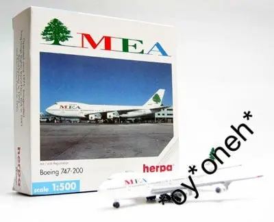 Herpa Wings 1/500 Mea Boeing 747-200 (502627) 1