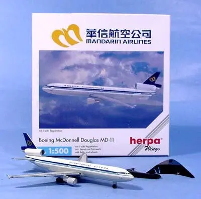 Herpa Wings 1/500 Mandarin Airlines 華信航空 Boeing Mcdonnell Douglas Md-11 B-151 (503464) 1