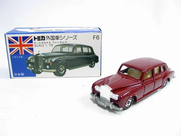 Vintage Tomica F6 外國車 England 勞斯萊斯 Rolls Royce Phantom Vi Made In Japan (Piu20) 1
