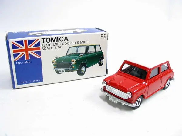 Vintage Tomica F8 外國車 England - Blmc Mini Cooper S Mk-Iii Made In Japan (Piu20) 1