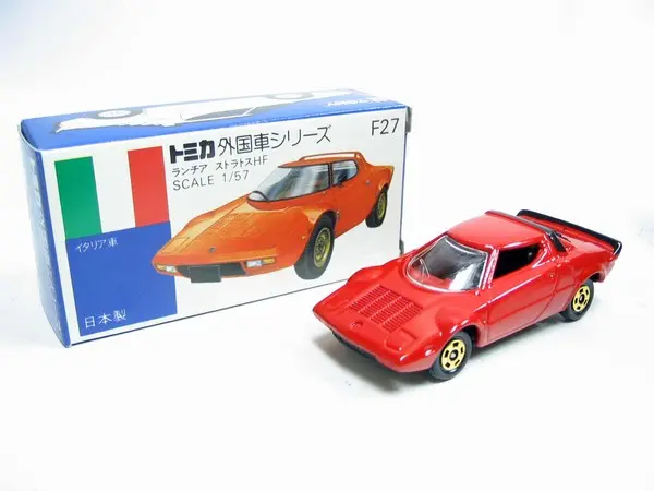 Vintage Tomica F27 外國車 Italy - Lancia Stratos Hf Made In Japan (Piu20) 1