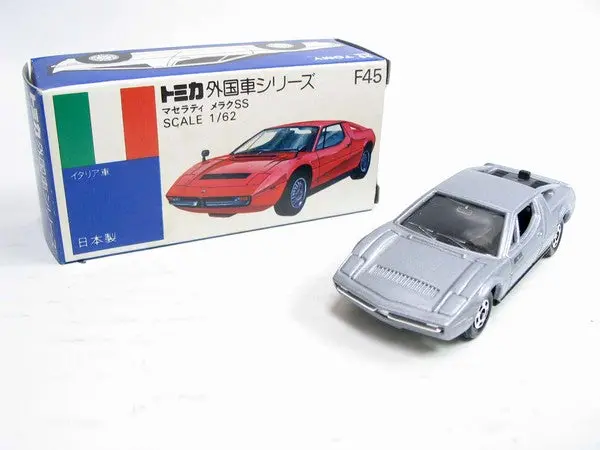Vintage Tomica F45 外國車 Italy - Maserati Merak Ss Made In Japan (Piu20) 1