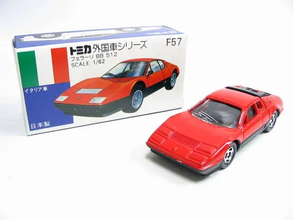 Vintage Tomica F57 1/62 外國車 Italy - Ferrari Bb 512 Made In Japan (Piu20) 1