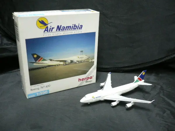 Herpa Wings 1/500 Air Namibia 納米比亞航空 Boeing 747-400 V5-Nma (512114) 1