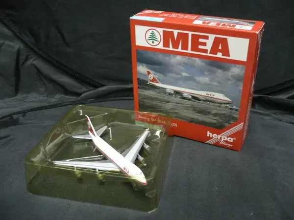 Herpa Wings 1/500 Mea Boeing 747-2B4b Scd Od-Agh (502658) 1