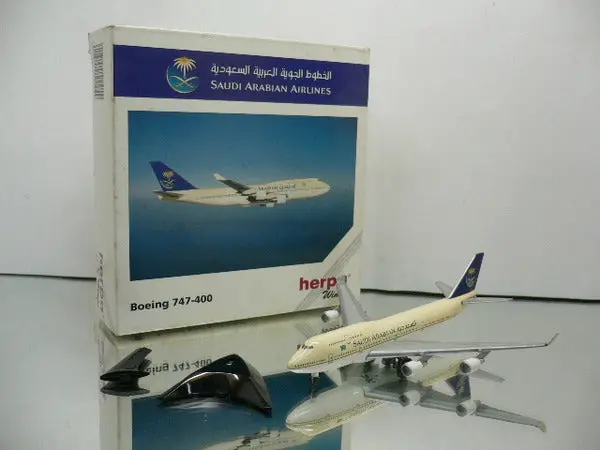 Herpa Wings 1/500 Saudi Arabian Airlines 阿拉伯航空 Boeing 747-400 (511049) 1