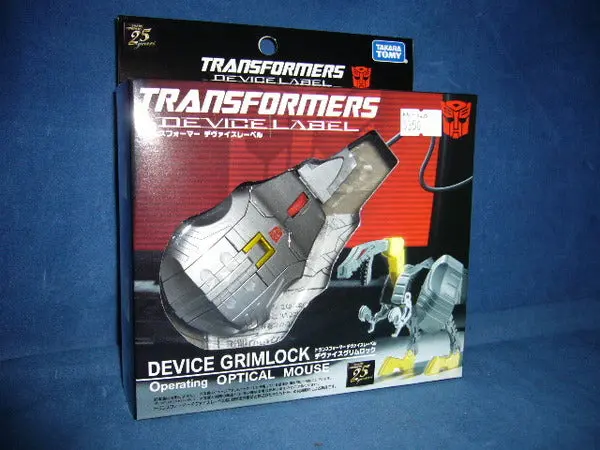 Takara Tomy 變形金剛 鋼鎖 滑鼠 Transformers Device Label Device Grimlock Operating Optical Mouse 34243 (Piu-320) B13869957 1