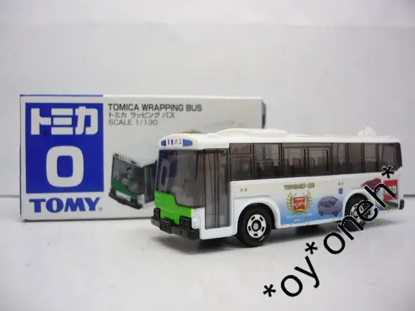 Tomica 0 1/130 Mitsubishi Fuso Wrapping Bus Tomy 巴士 (52978) (Jp1-25-15) 1