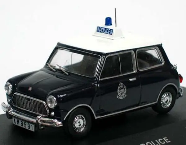 Ixo 1/43 Mini Cooper Hong Kong Police Car 香港警車合金完成品 (香港警察版) Piu-100 2