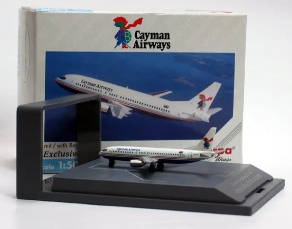 Herpa Wings 1/500 Cayman Airways Boeing 737-400 Vr-Cal (501361) 1