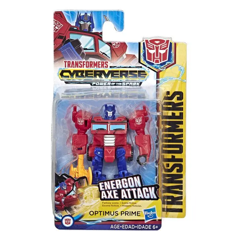 Transformers Toys Cyberverse Action Attackers Scout Class Optimus Prime Action Figure 1