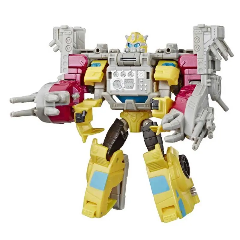 Transformers Toys Cyberverse Spark Armor Bumblebee Action Figure - Combines With Ocean Storm Spark Armor Vehicle To Power Up 1