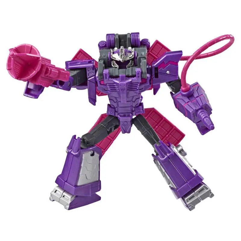 Transformers Toys Cyberverse Spark Armor Shockwave Action Figure - Combines With Solar Shot To Power Up 1