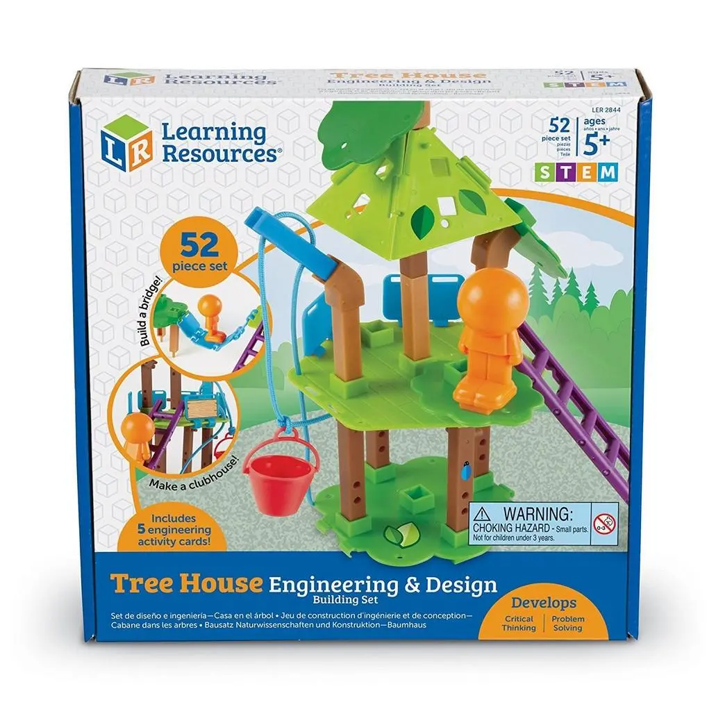Learning Resources Treehouse: Engineering & Design Building Set Multicolor 1