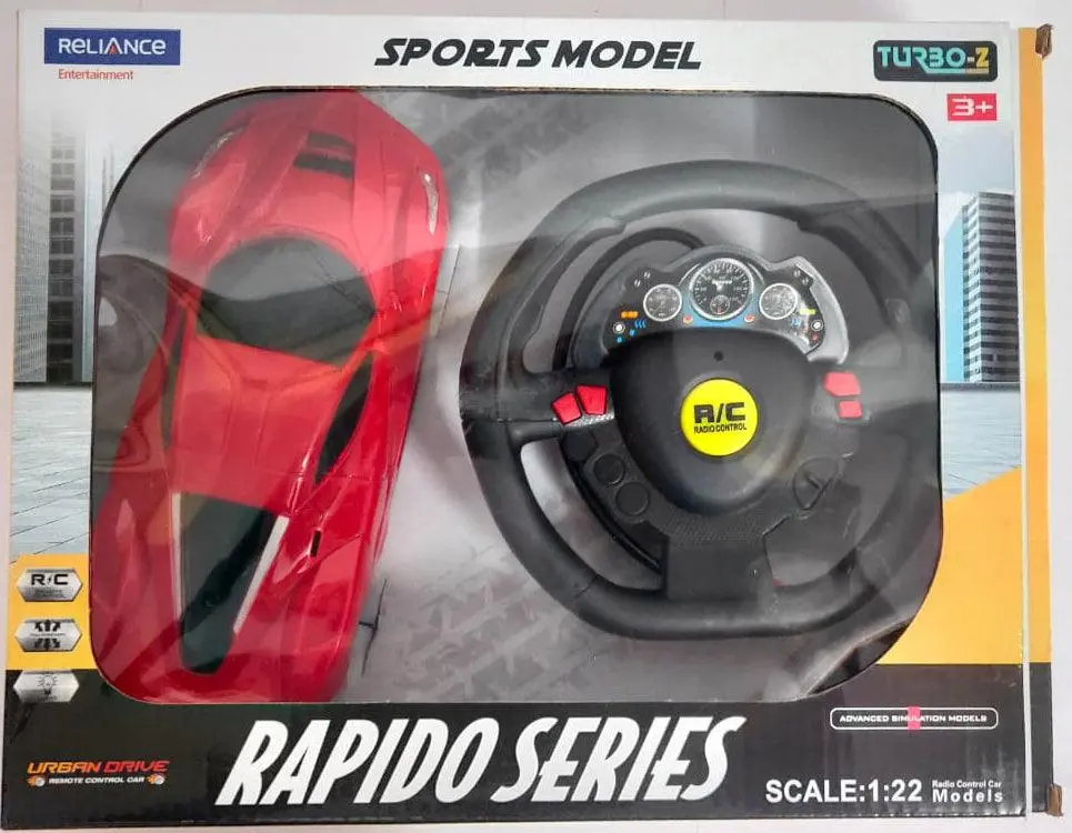 Turbos 1:22 Remote Control Rapido Road Runner, Red 1
