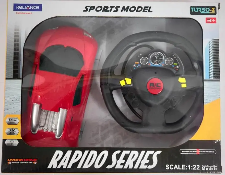Turbos 1:22 Remote Control Rapido Speedster, Red 1