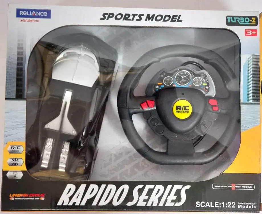Turbos 1:22 Remote Control Rapido Thunderbolt, Black 1