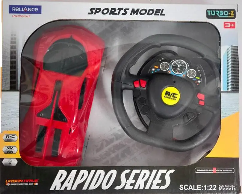 Turbos 1:22 Remote Control Rapido Thunderbolt, Red 1