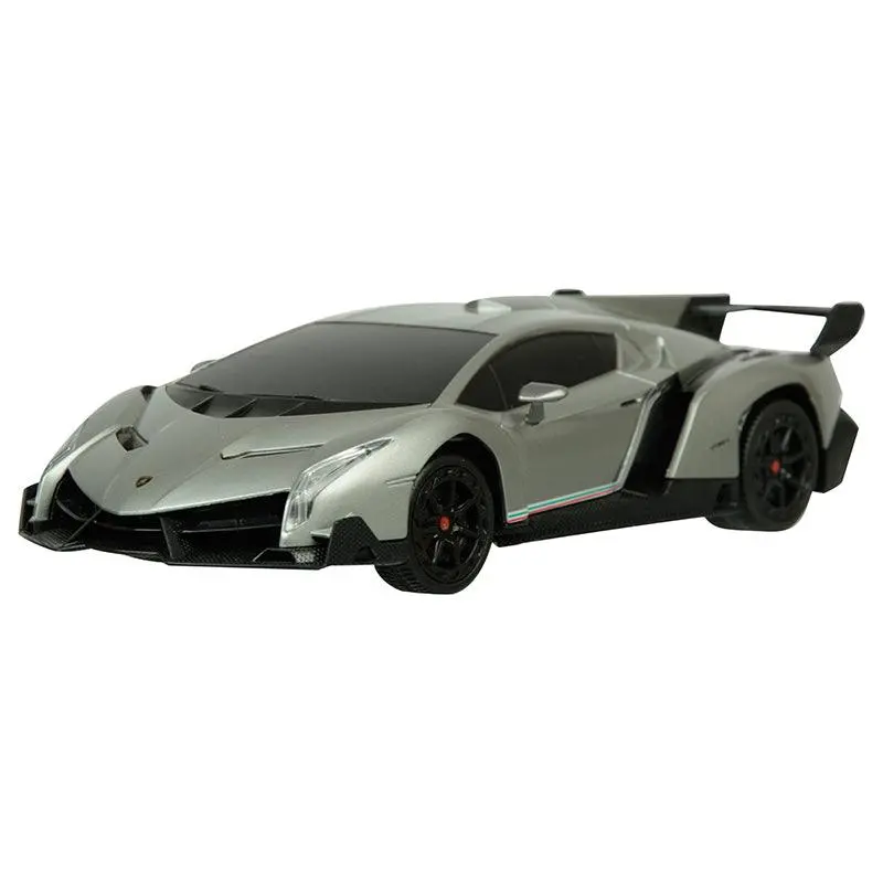 Turbos 1:24 Remote Controlled Lamborghini Veneno Licensed, Grey 1