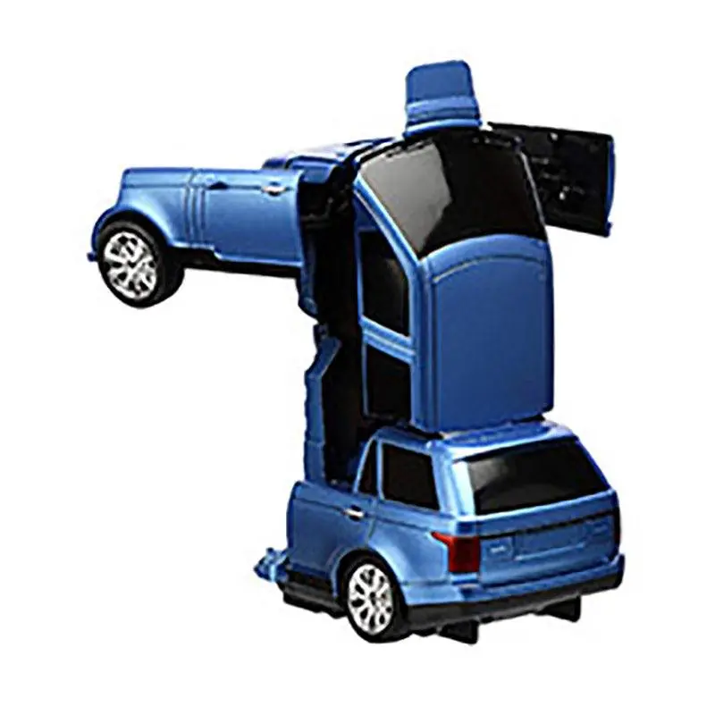Turboz Tt651c Remote Control Changing Robot Car, Blue 1