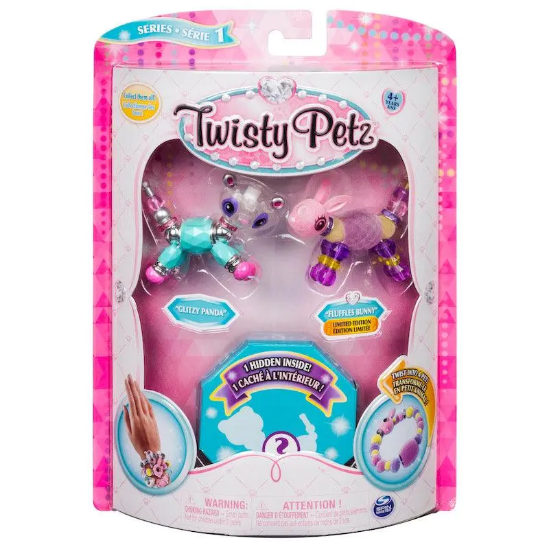 Twisty Petz Collectible Dazzling Bracelets, 3 Pack Set, Styles May Vary 1