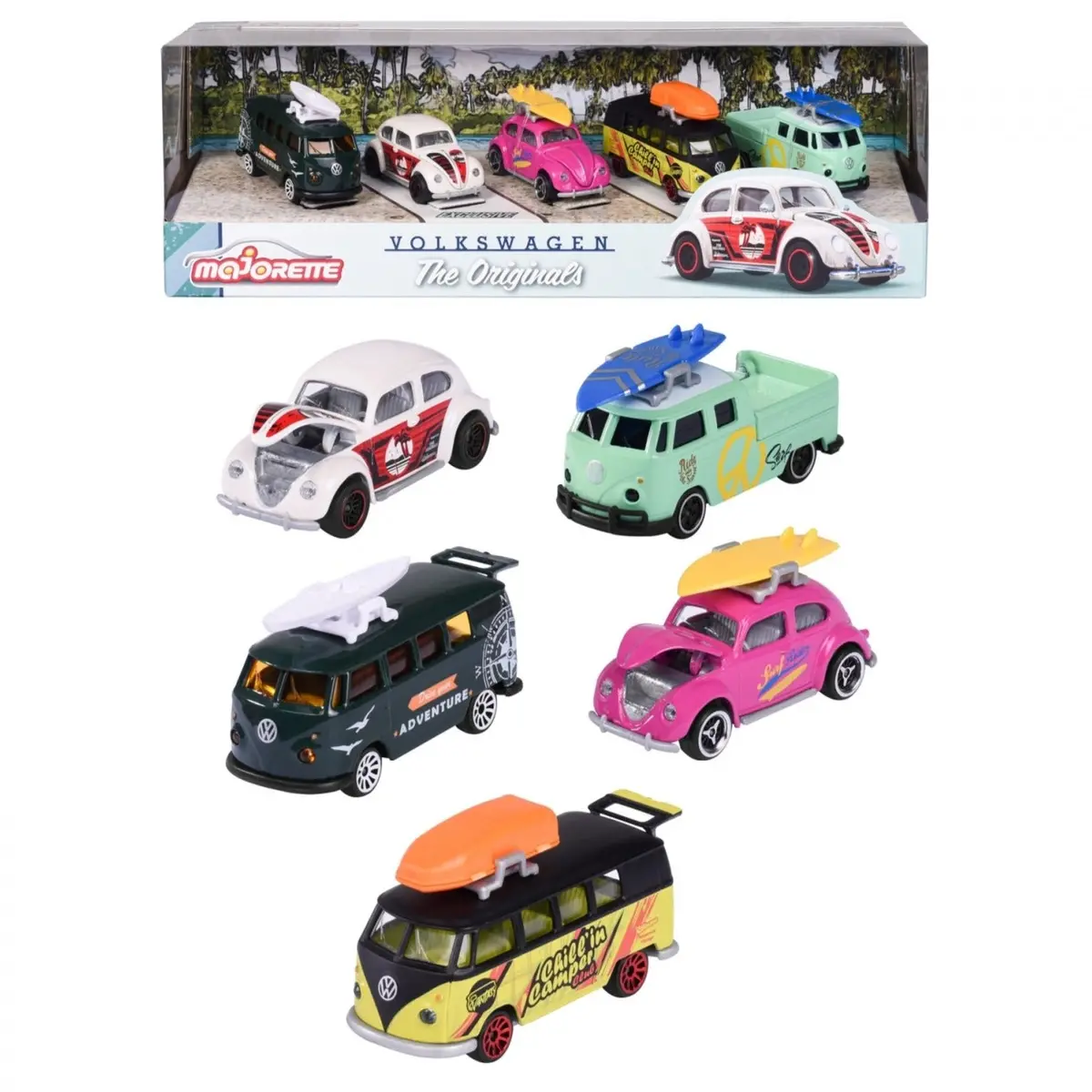 Majorette Volkswagen The Originals Series 5 Car Gift Set For Kids Ages 3+ 1