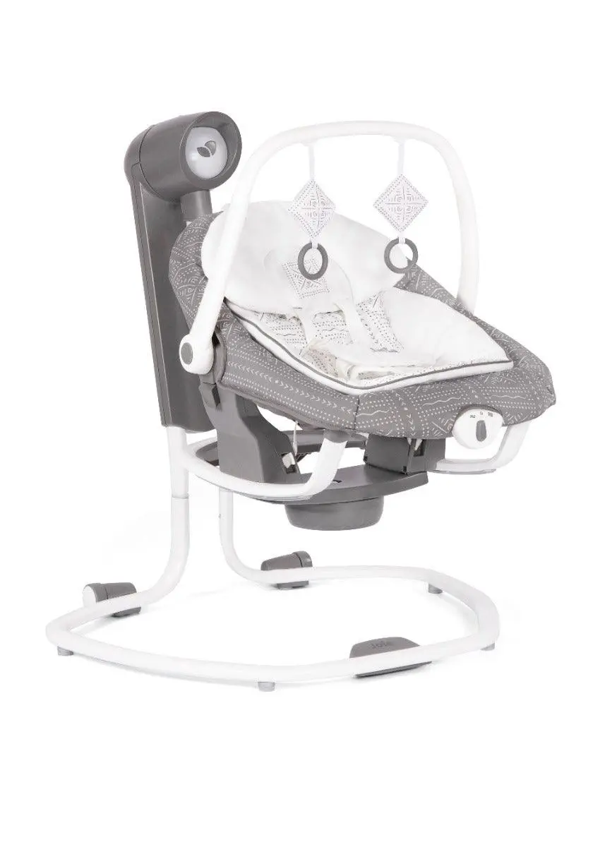 Joie Serina 2 In1 Electric Swing Tile - Rocker And Bouncer With Three Position Recline For Toddler Ages 0-1 Years 1