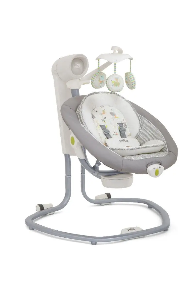 Joie Serina Swivel Swing Nature's Alphabet - Swing With Seat For Ages 0-1 Years 1