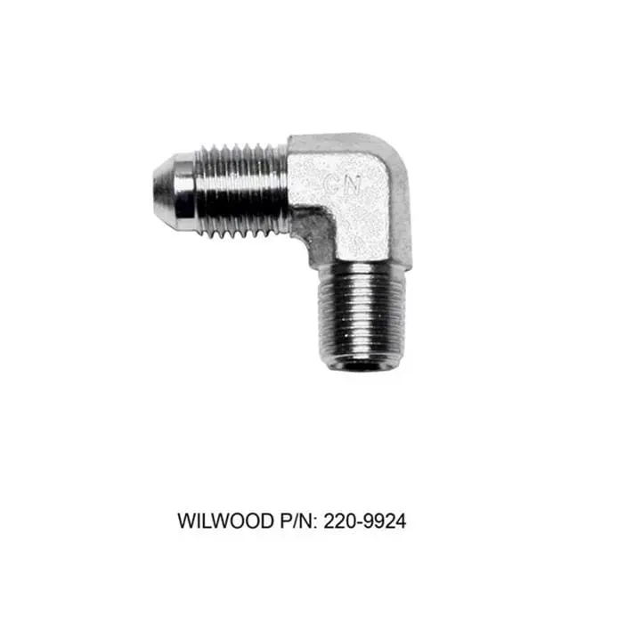 Wilwood 220-9924 Stainless Steel Brake Line Fitting Kit – An To Npt 1