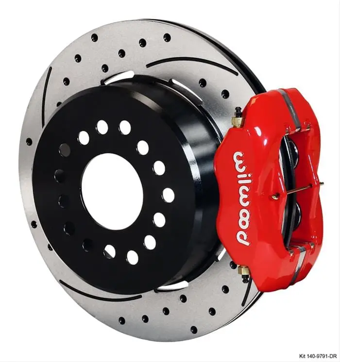 Wilwood Forged Dynalite Rear Parking Brake Conversion Kit – Drilled Rotor Included 1