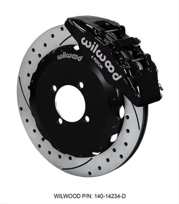 Wilwood 140-14234-D Forged Dynapro 6-Piston Front Big Brake Kit 1