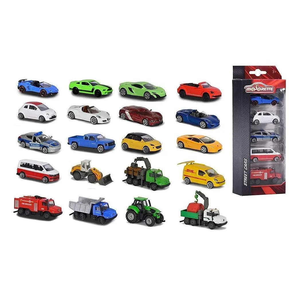 Majorette Wow 5 Car Pack - Design & Style May Vary, Only 1 Pack Included 1