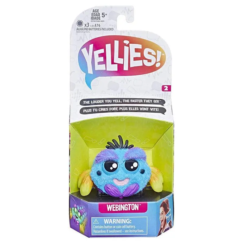 Yellies! Webington Voice-Activated Spider Pet 1