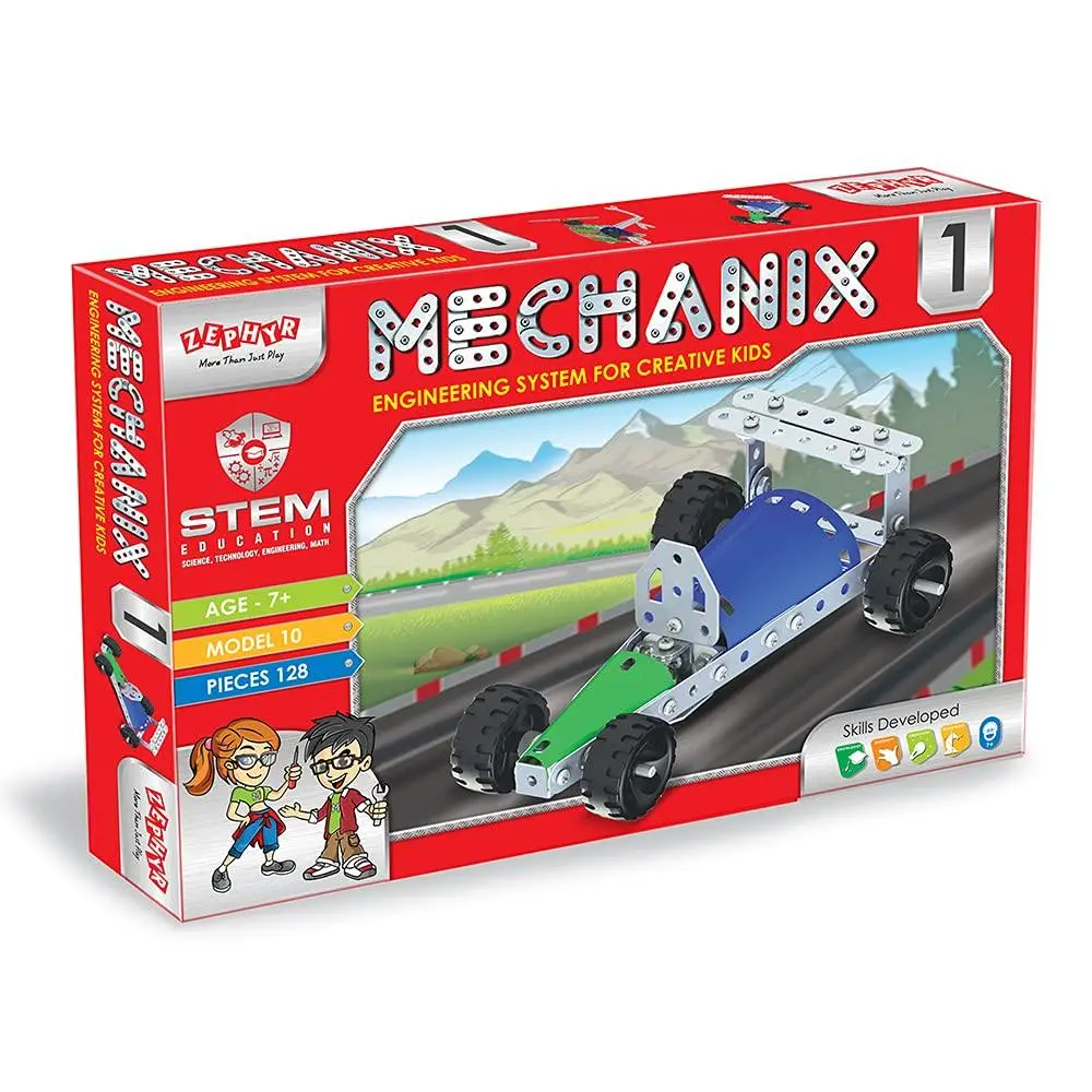 Zephyr Mechanix - 1 Diy Mechanical Stem Toy For Ages 7-15 Years 1