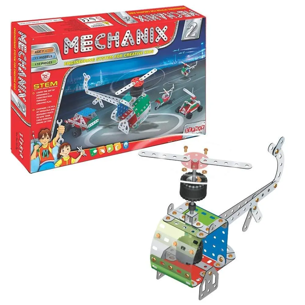 Zephyr Mechanix - 2 Diy Mechanical Stem Toy For Ages 7-15 Years 1