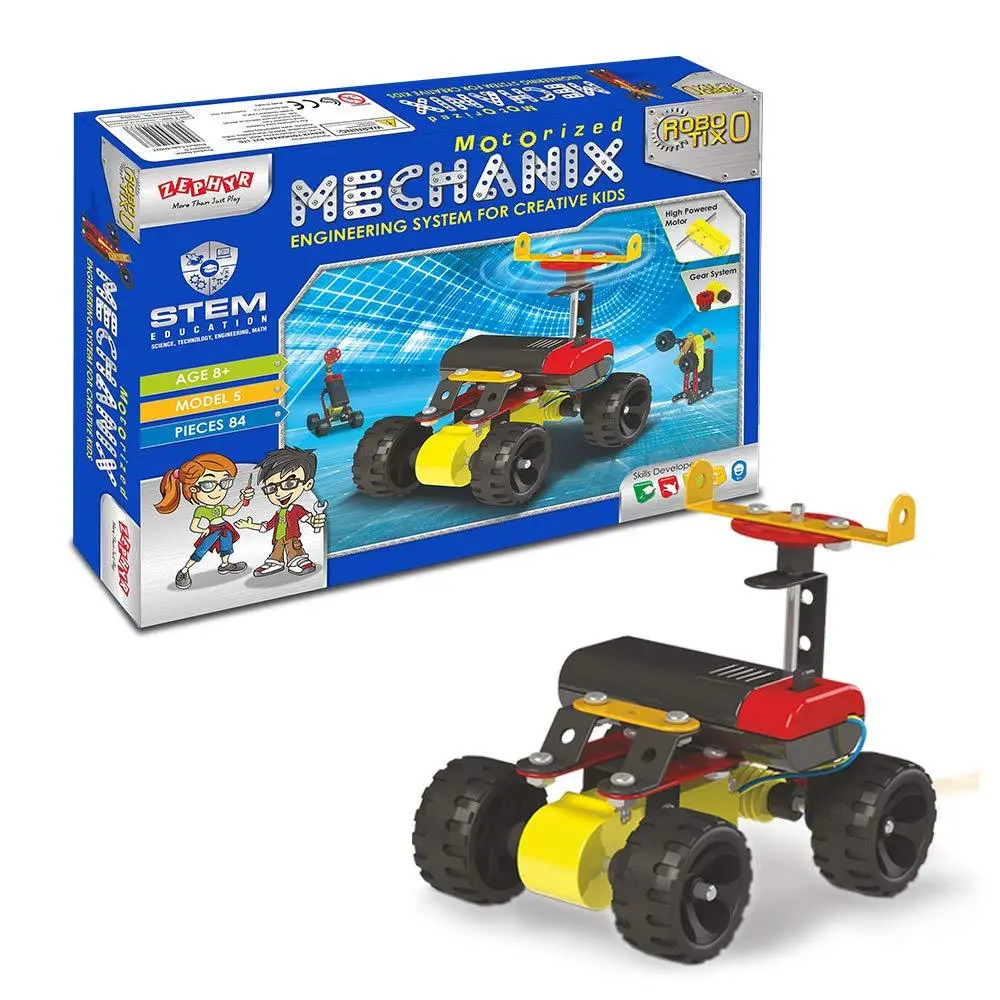 Zephyr Mechanix - Robotix 0 Motorized Diy Mechanical Stem Toy For Ages 8-99 Years 1