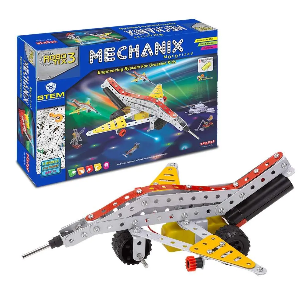 Zephyr Mechanix - Robotix 3 Motorized Diy Mechanical Stem Toy For Ages 7-99 Years 1