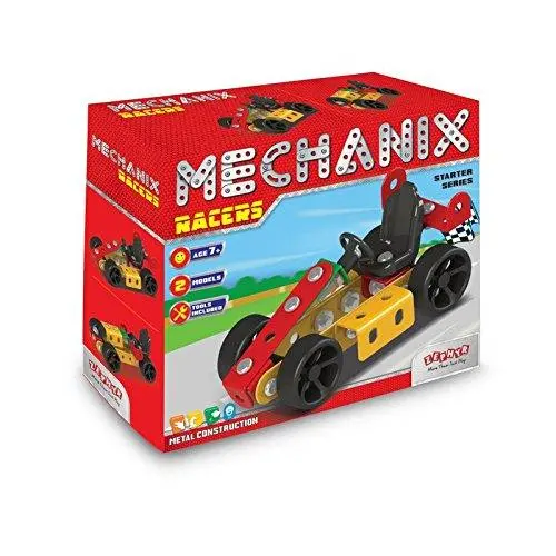 Zephyr Mechanix Beginner - Racers Mechanical Construction Toy For Kids Ages 7-12 Years 1