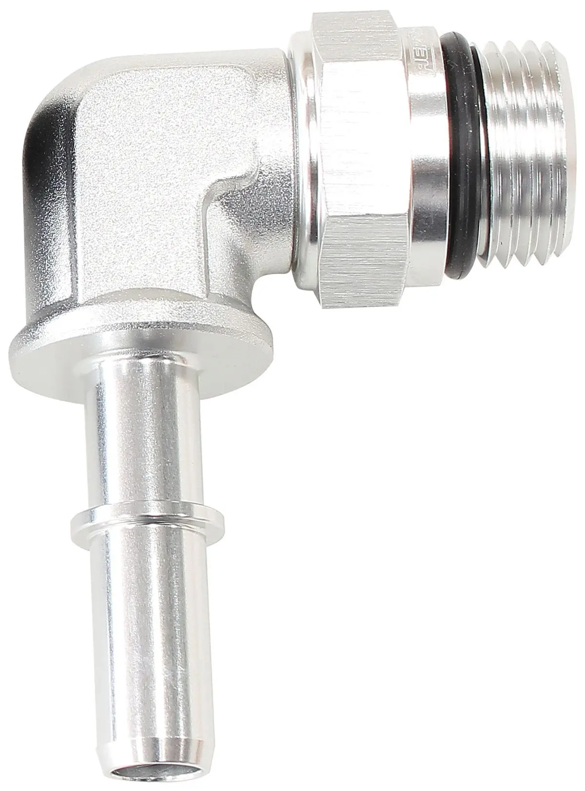 Af812-08-06S Push-On Efi Fuel Fitting – Silver-Anodized -8An To -6An Adapter 1